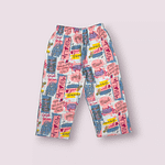 GIRLS 3/4th PANTS: FABRIC LOVE MULTICOLOR